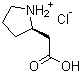 CAS 登录号：101555-60-6, (R)-2-(羧甲基)吡咯烷盐酸盐, (R)-吡咯烷-2-乙酸盐酸盐