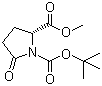 CAS 登录号：128811-48-3, N-叔丁氧羰基-D-焦谷氨酸甲酯