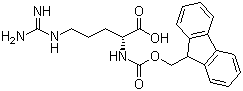 CAS 登录号：130752-32-8, Fmoc-D-精氨酸, N-芴甲氧羰基-D-精氨酸