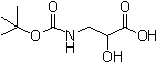 CAS 登录号：218916-64-4, 3-(叔丁氧羰基氨基)-2-羟基丙酸