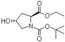 CAS 登录号：37813-30-2, 1-叔丁氧羰基-4R-羟基-L-脯氨酸乙酯