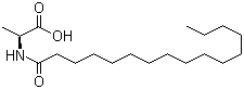 CAS 登录号：56255-31-3, N-十六碳酰基-L-丙氨酸