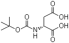 CAS 登录号：62396-48-9, Boc-D-天冬氨酸, N-叔丁氧羰基-D-天冬氨酸