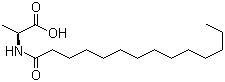 CAS 登录号：71448-29-8, N-十四碳酰基-L-丙氨酸