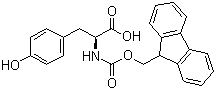 CAS 登录号：92954-90-0, Fmoc-L-酪氨酸, 芴甲氧羰基-L-酪氨酸