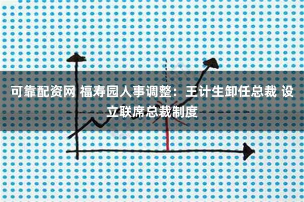 可靠配资网 福寿园人事调整：王计生卸任总裁 设立联席总裁制度